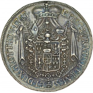 Śląsk, Księstwo Nyskie Biskupów Wrocławskich, Filip Gothard von Schaffgotsch 1747-1795, Talar 1753, Nysa.