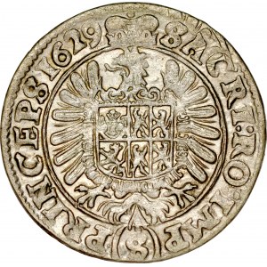 Śląsk, Księstwo Żagańskie, Albert von Wallenstein 1627-1634, 3 krajcary 1629, Żagań.