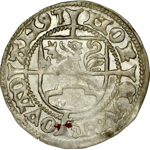 Pomorze, Bogusław X 1478-1523, Szeląg 1497, Dąbie.