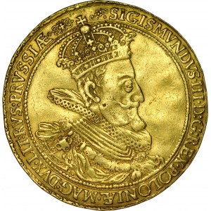 Zygmunt III 1587-1632, Donatywa 5 dukatowa 1614, Gdańsk.