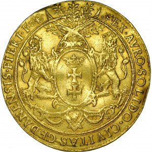 Zygmunt III 1587-1632, Donatywa 5 dukatowa 1614, Gdańsk.