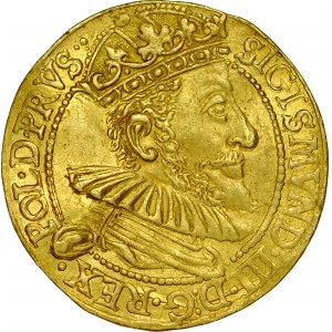 Zygmunt III 1587-1632, Dukat 1590, Gdańsk.