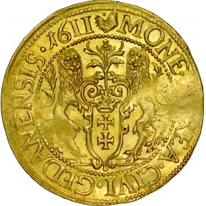 Zygmunt III 1587-1632, Dukat 1611, Gdańsk.