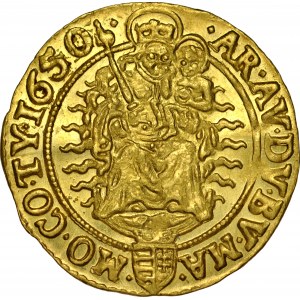 Węgry, Ferdynand III 1637-1657, Dukat 1650, Kremnica.