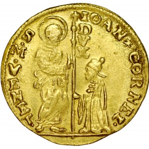 Wenecja, Giovanni Corner II 1709-1722, Cekin b.d.