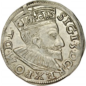 Zygmunt III 1587-1632, Trojak 1591, Poznań.