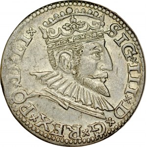 Zygmunt III 1587-1632, Trojak 1592, Ryga.