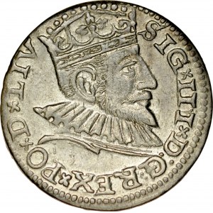 Zygmunt III 1587-1632, Trojak 1593, Ryga.