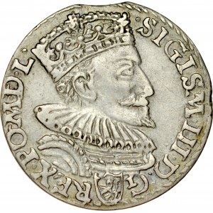 Zygmunt III 1587-1632, Trojak 1594, Malbork.