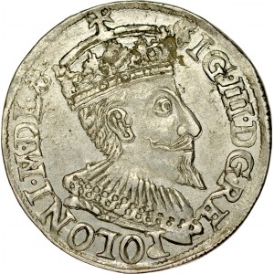 Zygmunt III 1587-1632, Trojak 1594, Olkusz.