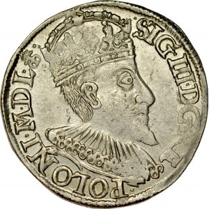 Zygmunt III 1587-1632, Trojak 1594, Olkusz.