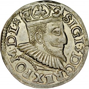 Zygmunt III 1587-1632, Trojak 1595, Wschowa.