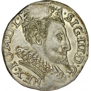 Zygmunt III 1587-1632, Trojak 1596, Bydgoszcz.