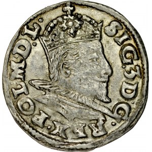 Zygmunt III 1587-1632, Trojak 1596, Lublin.