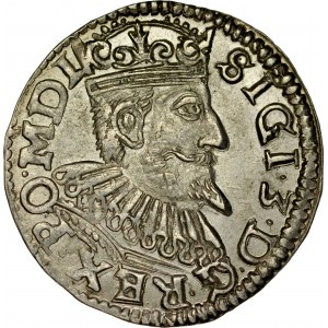 Zygmunt III 1587-1632, Trojak 1596, Poznań.