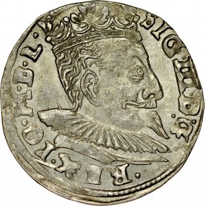 Zygmunt III 1587-1632, Trojak 1596, Wilno.