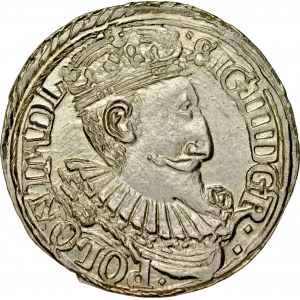 Zygmunt III 1587-1632, Trojak 1597, Olkusz.