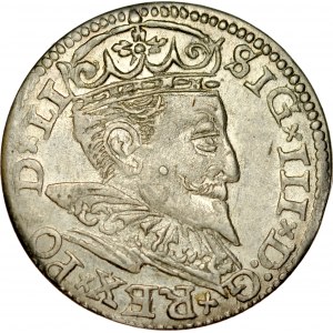 Zygmunt III 1587-1632, Trojak 1597, Ryga.