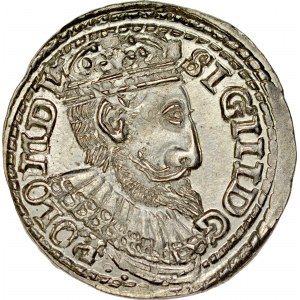 Zygmunt III 1587-1632, Trojak 1599, Olkusz.