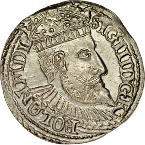 Zygmunt III 1587-1632, Trojak 1599, Olkusz.