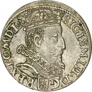 Zygmunt III 1587-1632, Trojak 1602, Kraków.