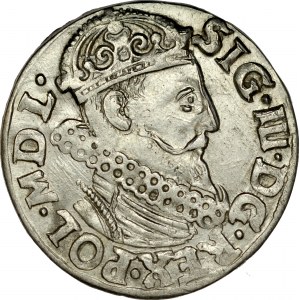 Zygmunt III 1587-1632, Trojak 1619, Kraków.