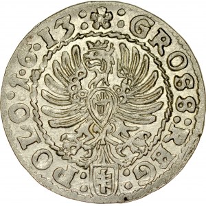Zygmunt III 1587-1632, Grosz 1613, Kraków.