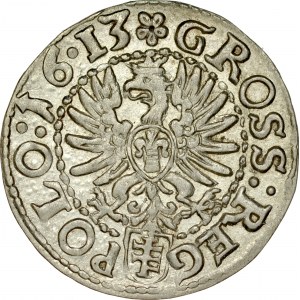 Zygmunt III 1587-1632, Grosz 1613, Kraków.