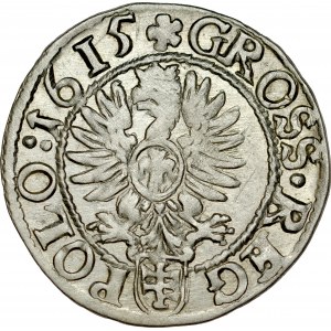 Zygmunt III 1587-1632, Grosz 1615, Kraków.