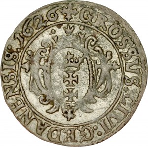 Zygmunt III 1587-1632, Grosz 1626, Gdańsk.