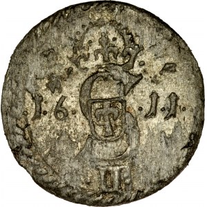 Zygmunt III 1587-1632, Dwudenar 1611, Wilno.