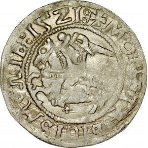 Zygmunt I Stary 1506-1548, Półgrosz 1521, Wilno.