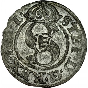 Stefan Batory 1576-1586, Szeląg 1586, Ryga.