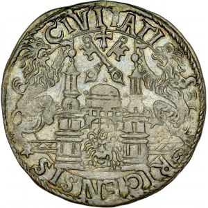 Miasto Ryga, 1/2 marki 1565, Ryga.
