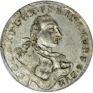 Kurlandia, Karol Chrystian 1758-1763, Grosz 1762, Mitawa.