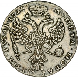 Rosja, Katarzyna I 1725-1727, Rubel 1726, Moskwa.