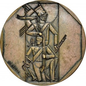 Medal z 1930 roku wybity z okazji setnej rocznicy Powstania Listopadowego.