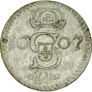 Zygmunt III 1587-1632, Dwudenar 1607, Wilno, RRR.