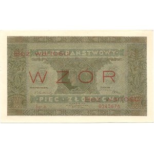 5 złotych 25.10.1926, seria A. 0245678, WZÓR.