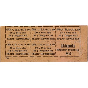 Karta żywnościowa, Bydgoszcz, luty/marzec 1920.