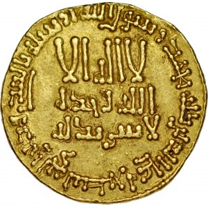 Dinar AH155, bez mennicy, al-Mansur AH 136-158.
