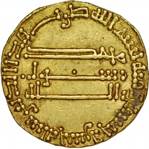 Dinar AH155, bez mennicy, al-Mansur AH 136-158.