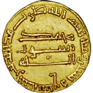 Dinar AH167, bez mennicy, al-Mahdi AH 158-169.