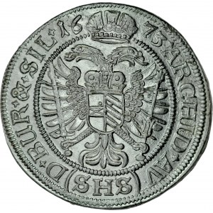 Śląsk, Leopold I 1657-1705, VI krajcarów 1673, Wrocław.