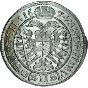 Śląsk, Leopold I 1657-1705, VI krajcarów 1674, Wrocław.