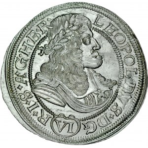 Śląsk, Leopold I 1657-1705, VI krajcarów 1675, Opole.