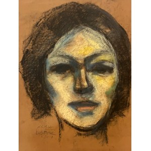 Boguslaw Lustyk (b. 1940), Portrait of Krysia