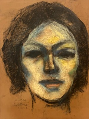 Bogusław Lustyk (ur. 1940), Portret Krysi
