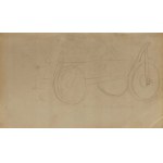 Jacek Malczewski (1854 - 1929), Sketch of a country wagon, ca. 1872