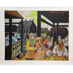 Edward Dwurnik (1943 - 2018), Darmowa zupa (edícia 20/100), inkografia, 2010